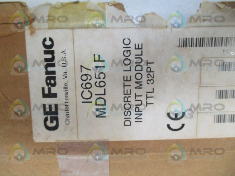 GE FANUC IC697MDL651F TTL DISCRETE LOGIC INPUT MODULE NSMP