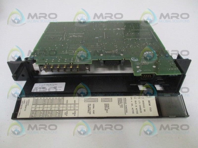 GE FANUC IC697BEM733C I/O REMOTE SCANNER MODULE NSMP