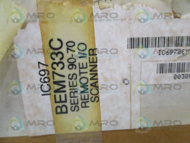 GE FANUC IC697BEM733C I/O REMOTE SCANNER MODULE (MISSING TERMINAL) NSMP