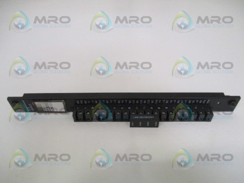 GE FANUC IC600FP813K INPUT FACEPLATE UNMP