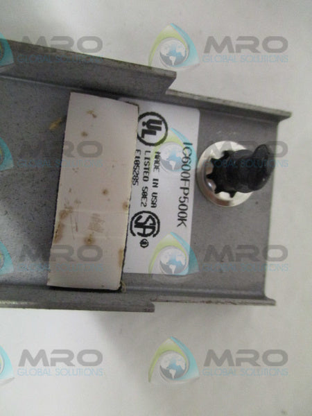 GE FANUC IC600FP500K FACEPLATE UNMP