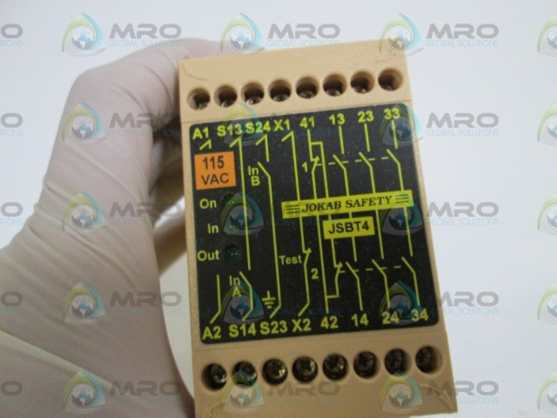JOKAB SAFETY RELAY 115VAC JSBT4 NSMP