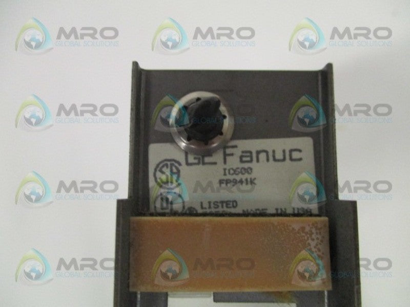 GE FANUC IC600FP941K ANALOG INPUT MODULE FACEPLATE UNMP