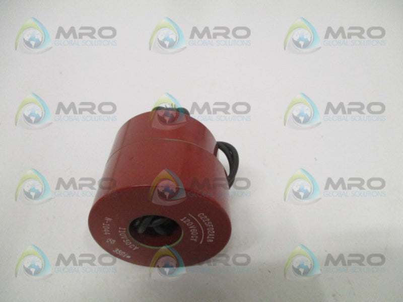 ITT C225F02A18 SOLENOID COIL 110/120V NSNP