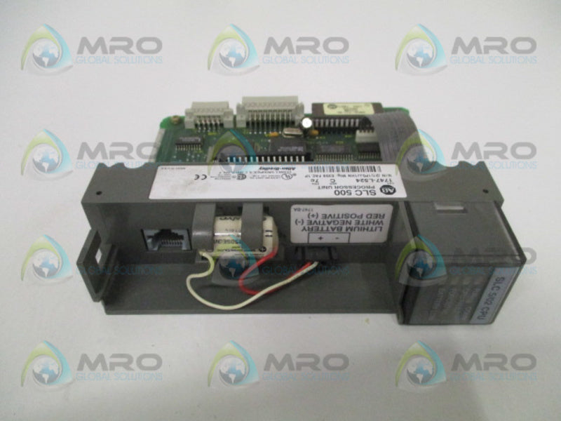 ALLEN BRADLEY SLC 500 1747-L524 SER. C F/W 7c PROCESSOR UNIT  UNMP