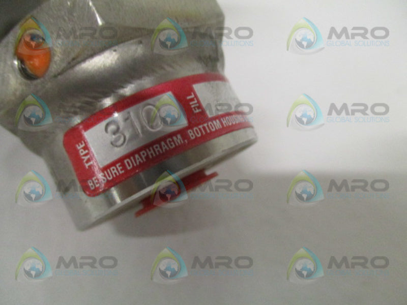 ASHCROFT 316-SF PRESSURE GAUGE 0-100 PSI  NSNP