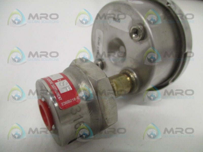 ASHCROFT 316-SF PRESSURE GAUGE 0-100 PSI  NSNP