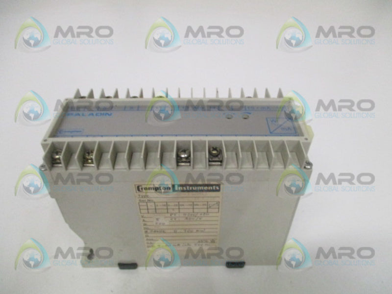 CROMPTON INDUSTRIES 256-TWMU TRANSDUCER 120V  UNMP