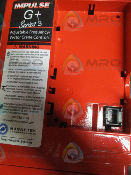 MAGNETEK IMPULSE G+ CIMR-F7U42P2 ADJ. FREQUENCY AC DRIVE UNMP