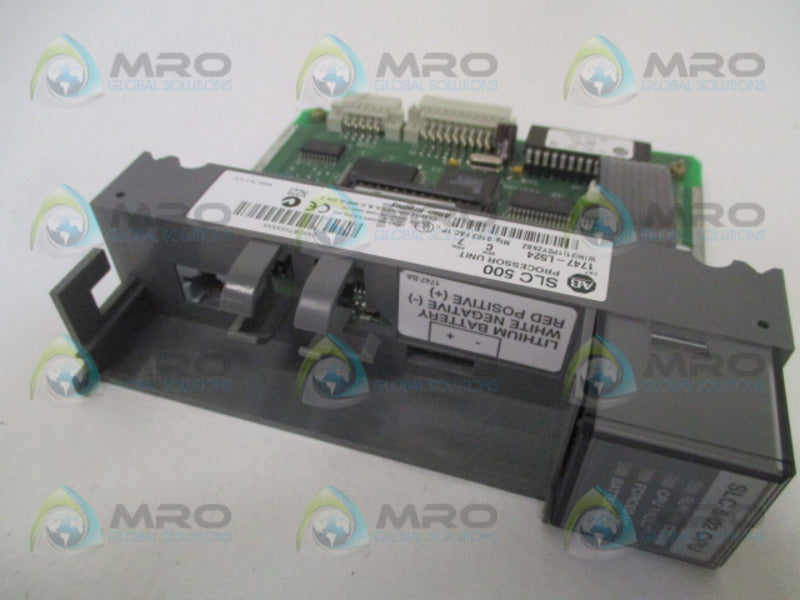ALLEN BRADLEY SLC 500 1747-L524 SER. C F/W 7 PROCESSOR (NO BATTERY)  UNMP