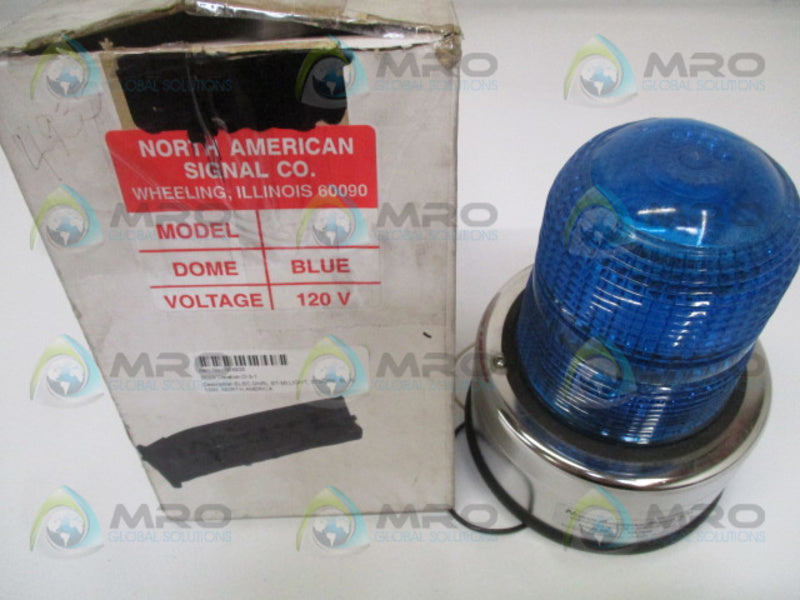 NORTH AMERICAN SIGNAL STM1-ACB BLUE STROBE LIGHT NSMP