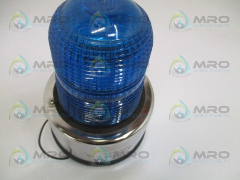 NORTH AMERICAN SIGNAL STM1-ACB BLUE STROBE LIGHT NSMP