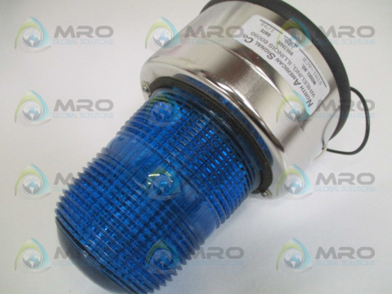 NORTH AMERICAN SIGNAL STM1-ACB BLUE STROBE LIGHT NSMP