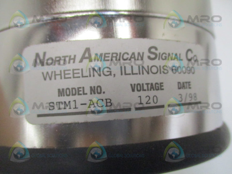 NORTH AMERICAN SIGNAL STM1-ACB BLUE STROBE LIGHT NSMP