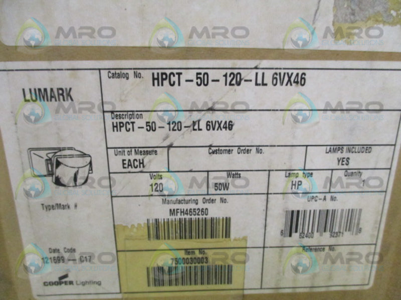COOPER LUMARK HPCT-50-120-LL LAMP  NSMP