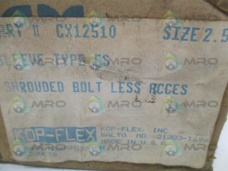 KOP-FLEX CX12510 COUPLING SLEEVE 2.5" NSMP