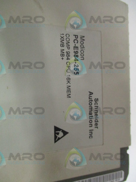 SCHNEIDER MODICON PC-E984-255 PROGRAMMABLE CONTROLLER UNMP