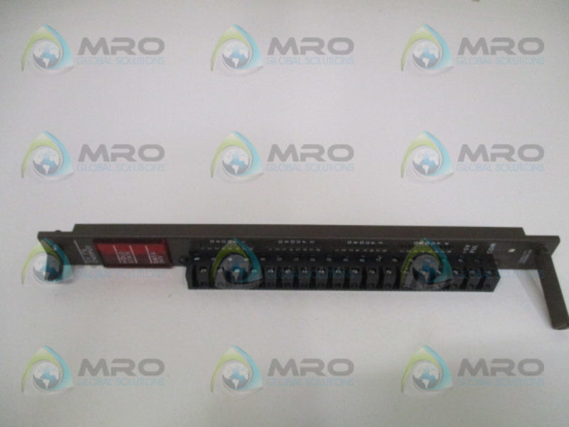 GENERAL ELECTRIC IC600FP921ASVF1A INTERFACE MODULE FACEPLATE UNMP