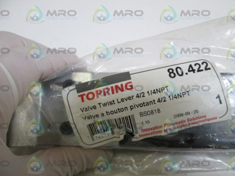 TOPRING VALVE TWIST LEVER 80.422 NSNP IN BAG