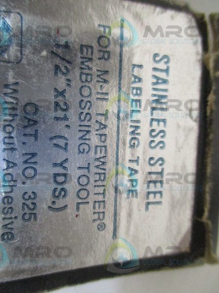 DYMO 325 STAINLESS STEEL LABELING TAKE 1/2" x 21'  NSNP