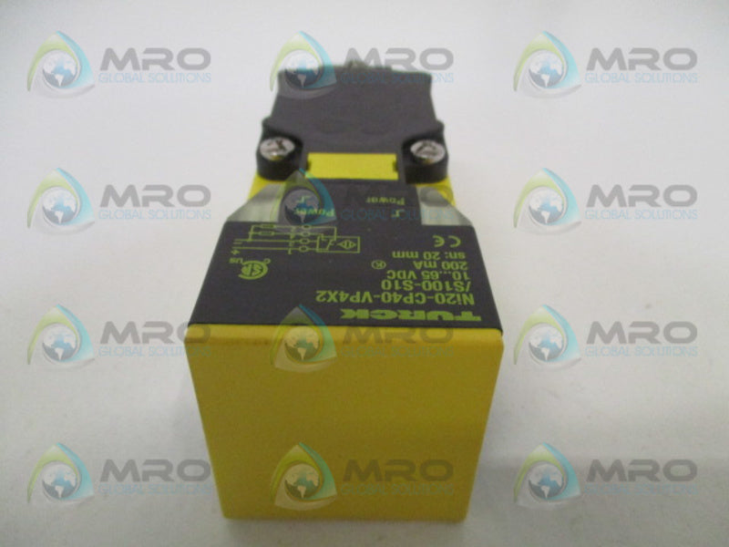 TURCK Ni20-CP40-VP4X2/S100-S10 NSNP
