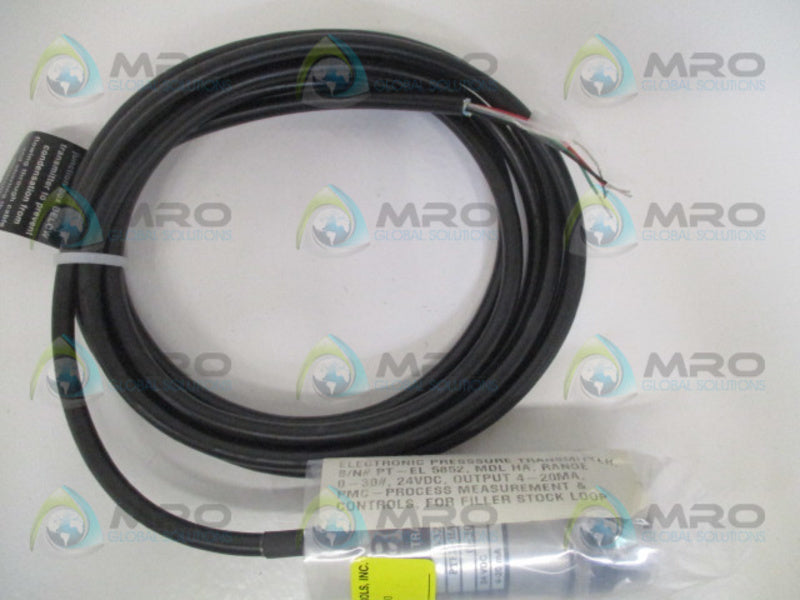 PMC PTEL-HA-CV/P ELECTRONIC PRESSURE TRANSMITTER 0-30 PSIG NSNP