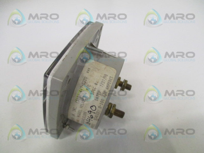 STANKARD METER 250340LSLSPK PANEL METER 0-100 ACA UNMP