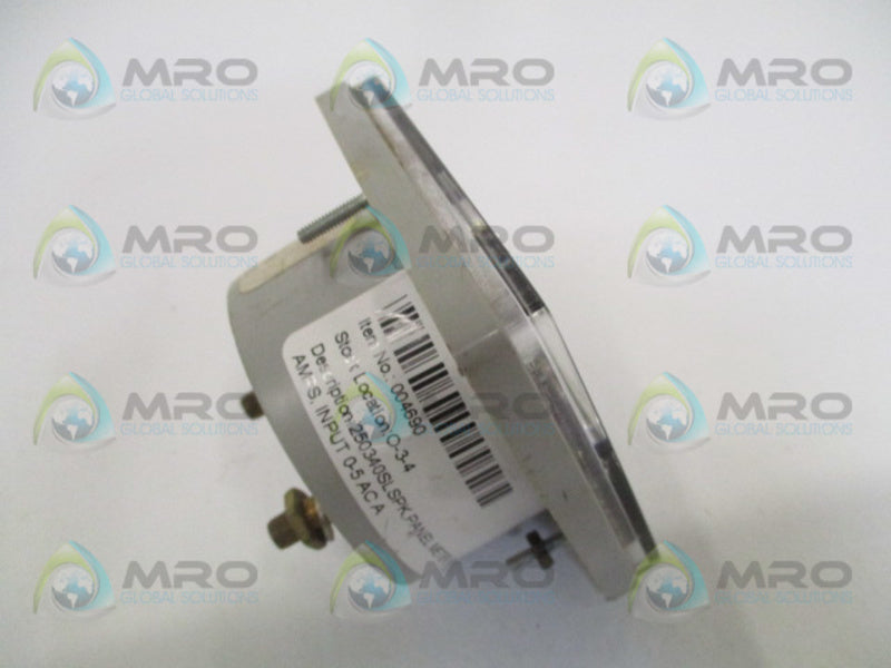 STANKARD METER 250340LSLSPK PANEL METER 0-100 ACA UNMP