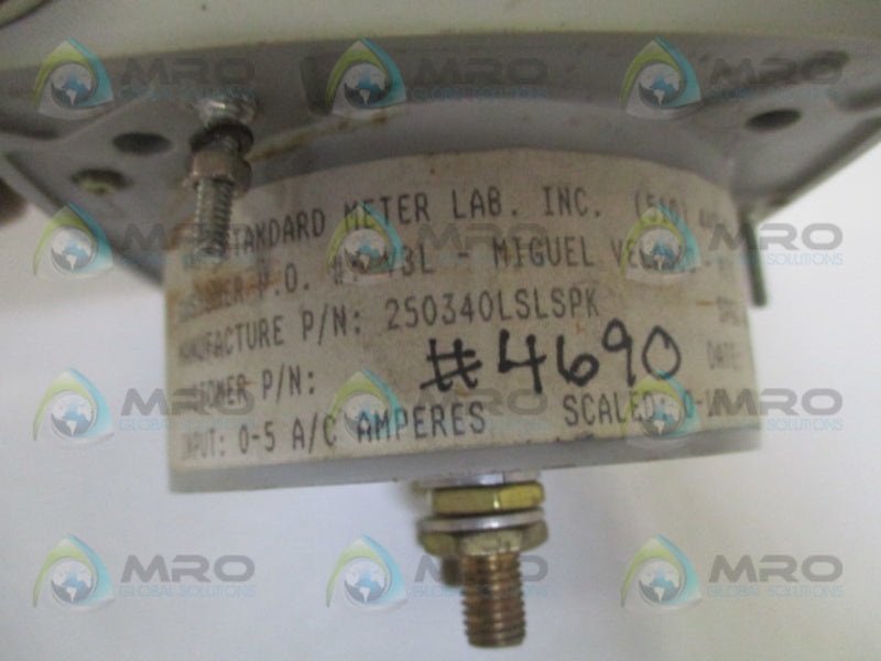 STANKARD METER 250340LSLSPK PANEL METER 0-100 ACA UNMP