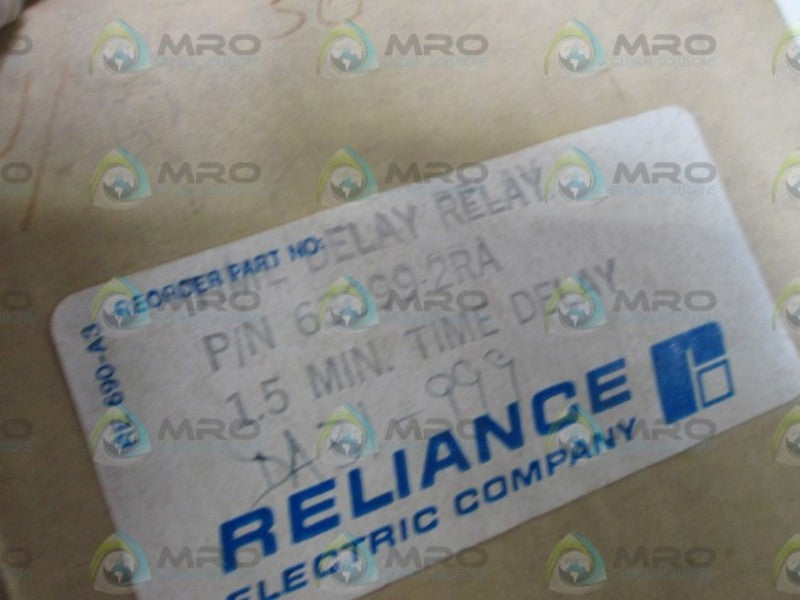 RELIANCE ELECTRIC TIME DELAY RELAY 63099-2RA UNMP