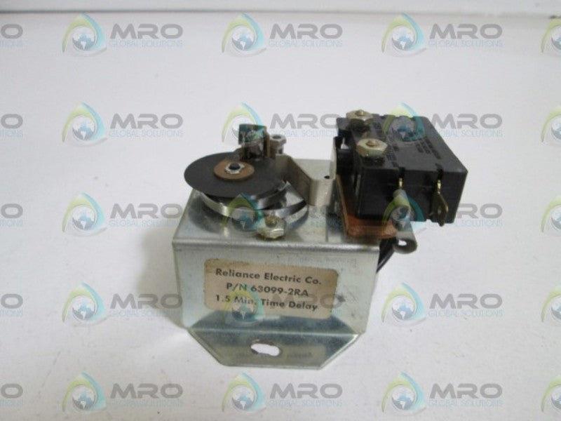 RELIANCE ELECTRIC TIME DELAY RELAY 63099-2RA UNMP