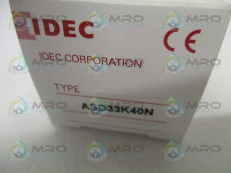 IDEC ASD33K40N KEY SWITCH NSMP