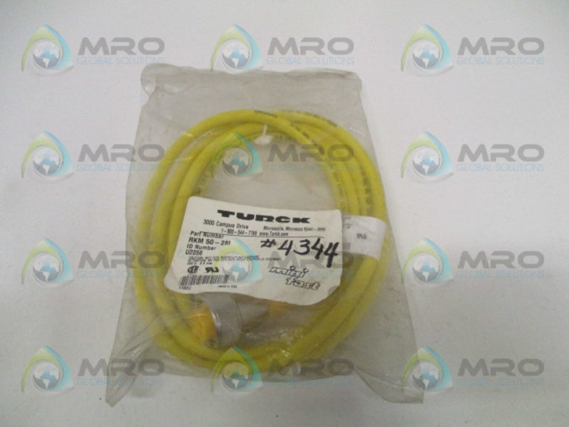 TURCK RKM50-2M MOLDED CORDSET NSMP