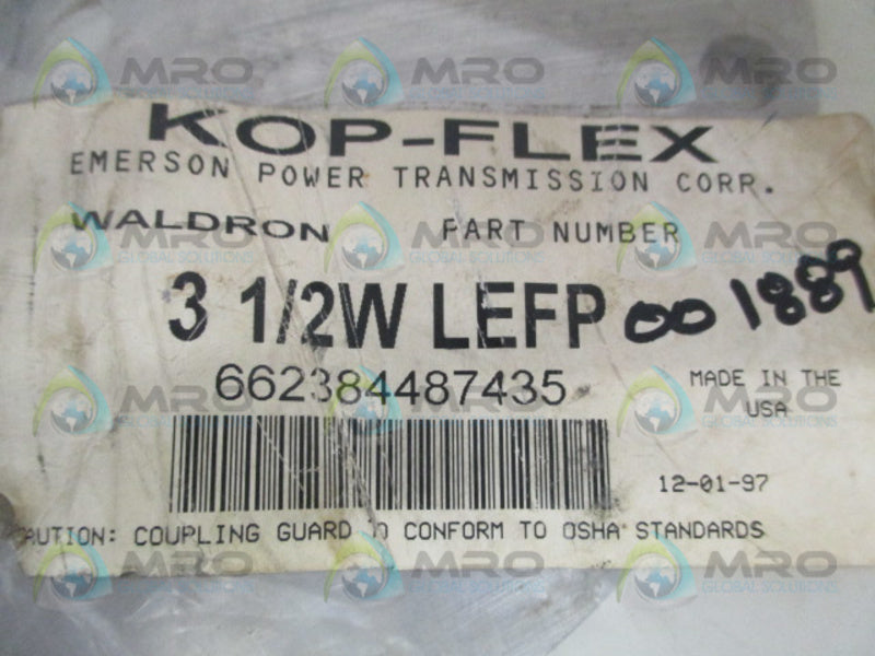 KOP-FLEX 3-1/2WLEFP COUPLING DISC NSNP