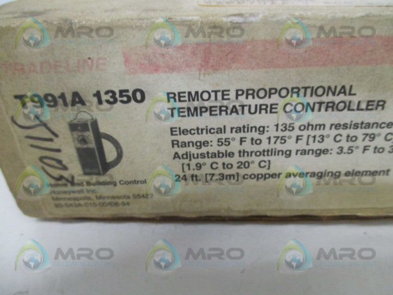 HONEYWELL T991A1350 REMOTE PROPORTIONAL TEMPERATURE CONTROLLER NSMP