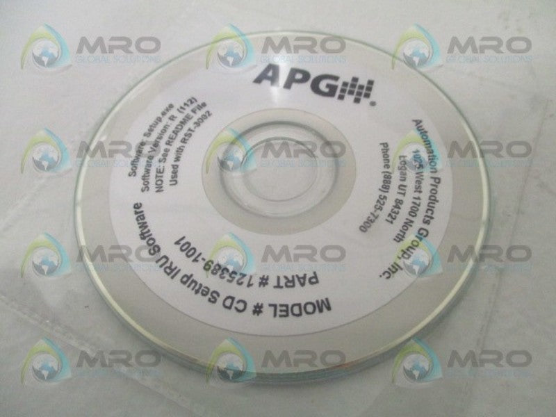 APG 125389-1001 CD SETUP IRU SOFTWARE  NSNP