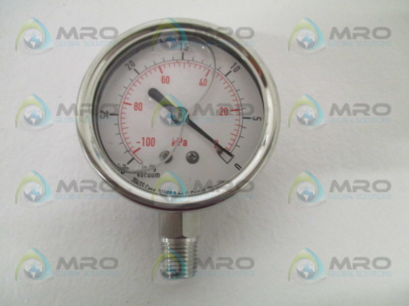 GRAINGER 4CFG9 PRESSURE GAUGE 30"-0" HG VAC NSMP