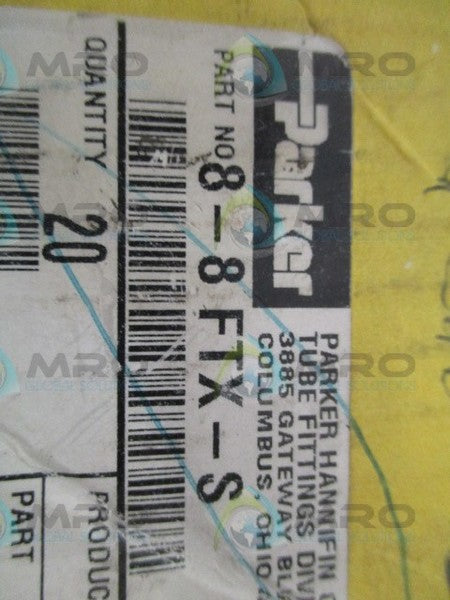 PARKER 8-8FTX-S HYDRUALIC TUBE FITTING 1/2" NSNP