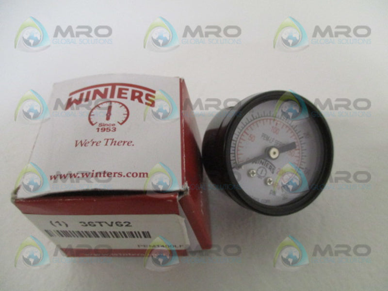 WINTERS PEM1400LF 36TV62 PRESSURE GAUGE 0-30 PSI  NSMP