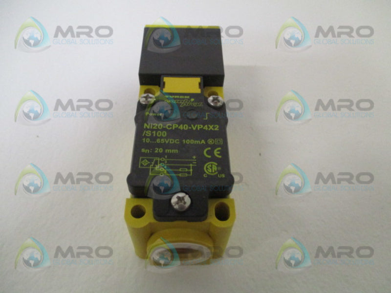 TURCK Ni20-CP40-VP4X2/S100 NSNP