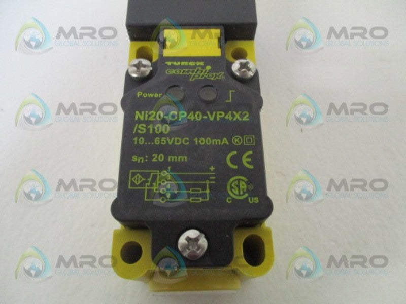 TURCK Ni20-CP40-VP4X2/S100 NSNP