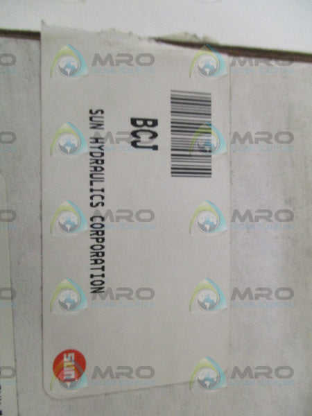 SUN HYDRUALICS BCJ HYDRUALIC VALVE NSMP