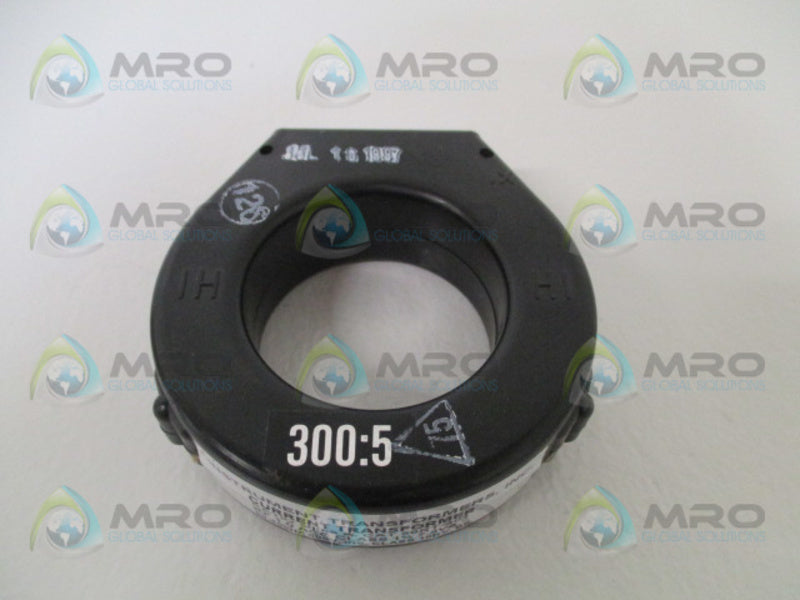INSTRUMENT TRANSFORMERS 56RT-301 CURRENT TRANSFORMER RATIO 300:5 NSNP