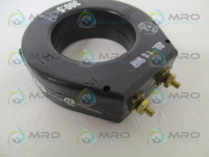 INSTRUMENT TRANSFORMERS 56RT-301 CURRENT TRANSFORMER RATIO 300:5 NSNP
