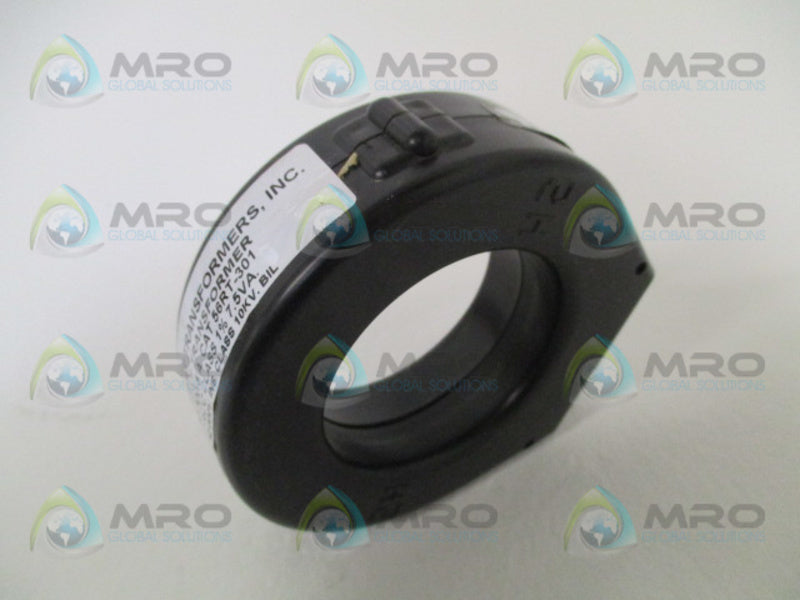 INSTRUMENT TRANSFORMERS 56RT-301 CURRENT TRANSFORMER RATIO 300:5 NSNP