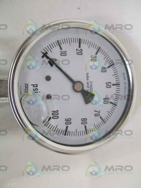 ENFM RV232A3E309KB3E PRESSURE GAUGE 0-100 PSI  NSMP