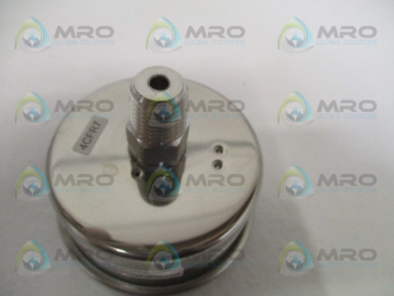GRAINGER 4CFR7 PRESSURE GAUGE 0-160 PSI 0-1100 KPA NSMP