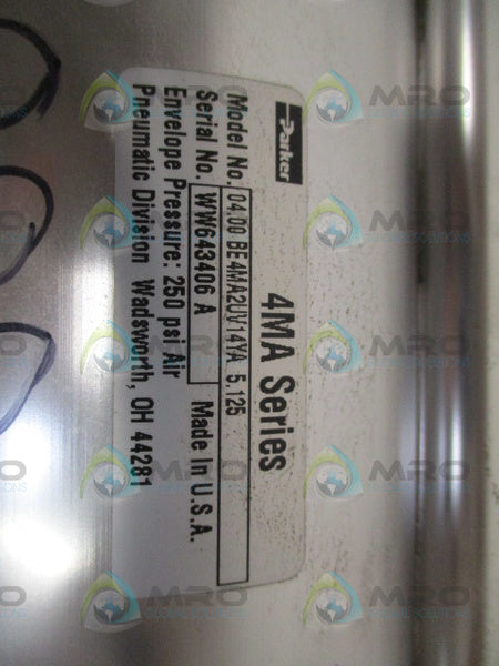 PARKER 04.00BE4MA2UV14YA5.125 PNEUMATIC CYLINDER  NSNP