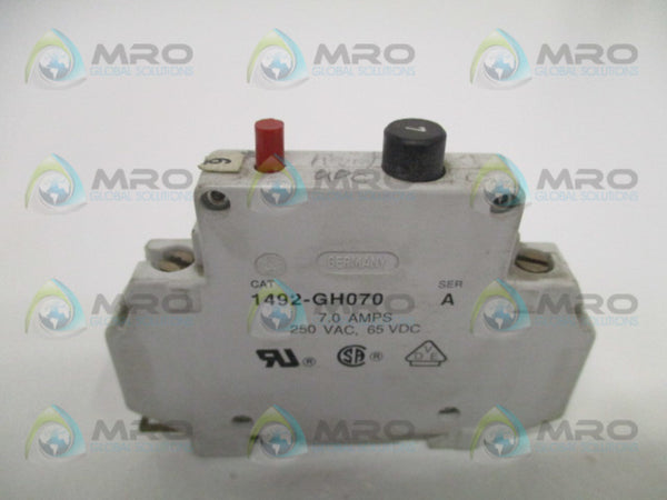 ALLEN BRADLEY 1492-GH070 SER. A CIRCUIT BREAKER 7A  UNMP