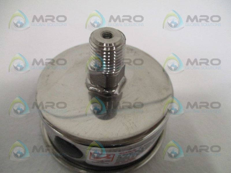 PIC SEC-302DFW-254H PRESSURE GAUGE 0-300 PSI/KPA/BAR NSMP